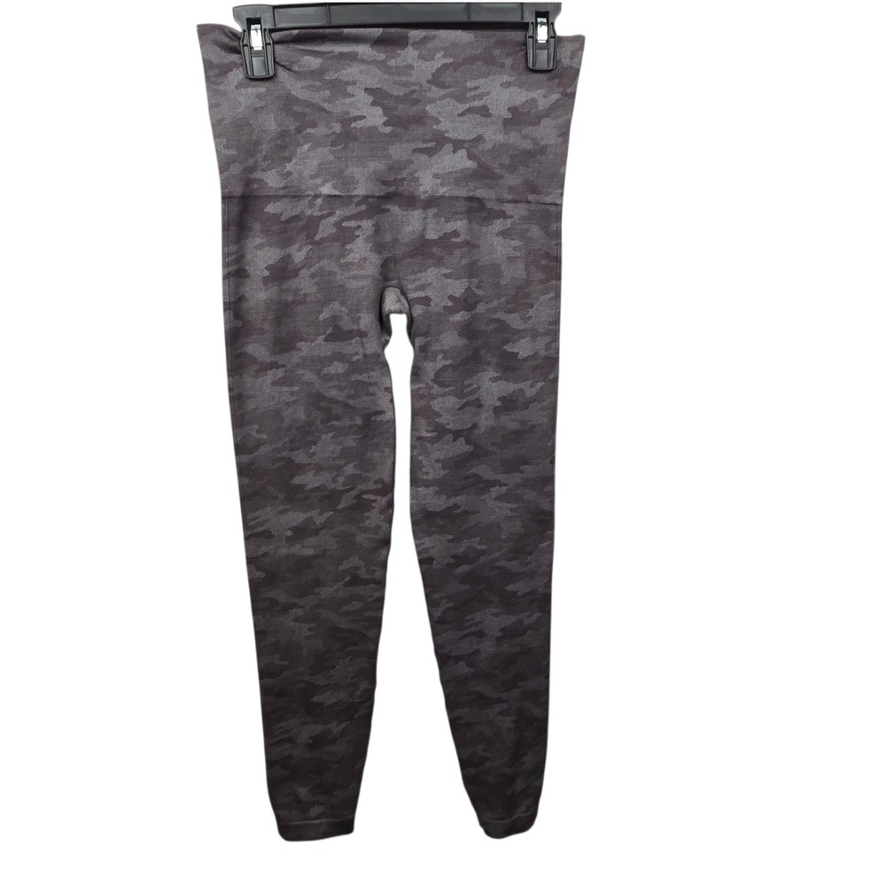 Spanx Camo Seamless Shaping Leggings Gray XL/TG High Waist Tummy Control